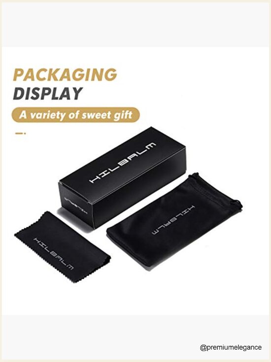 3 Pack Large Frame Retro Square Sunglasses UV400 Protection Unisex main image 7